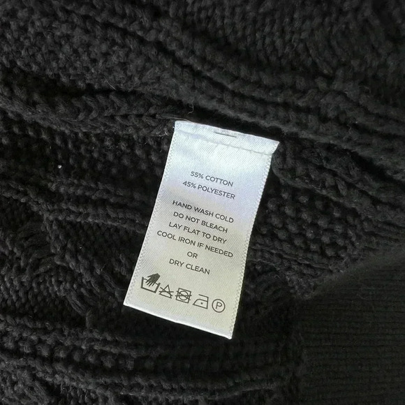 NWT Lilla P Cable Knit Poncho Sweater - Picture 5 of 5